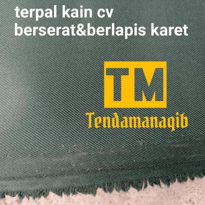 TERBARU - Terpal kain cv 5x3 hijau army/tentara