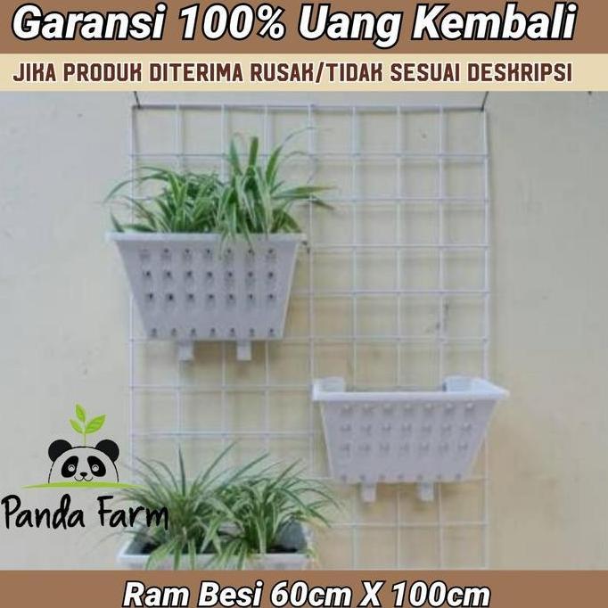 RAM Besi / Rak Besi Pot Dinding 60x100 cm