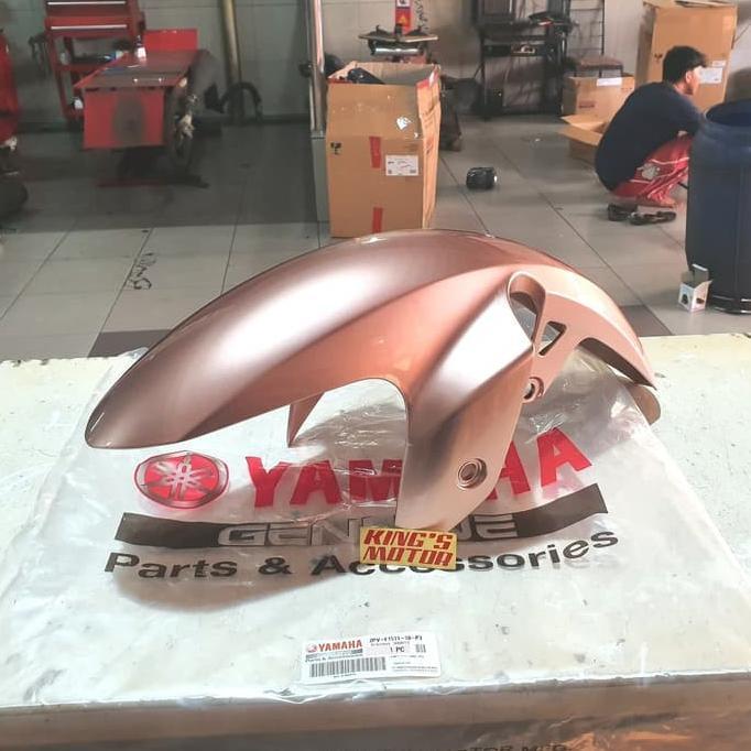 SPAKBOR DEPAN MX KING PINK MUDA DOXOU (2PV-10-P3) ASLI YAMAHA