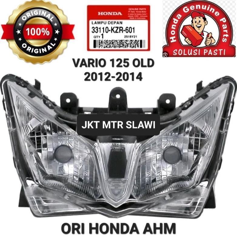 33110 KZR 601 LAMPU DEPAN REFLECTOR VARIO 125 OLD 2012-2014  VARIO 125 CBS VARIO BOHLAM ASLI HONDA
