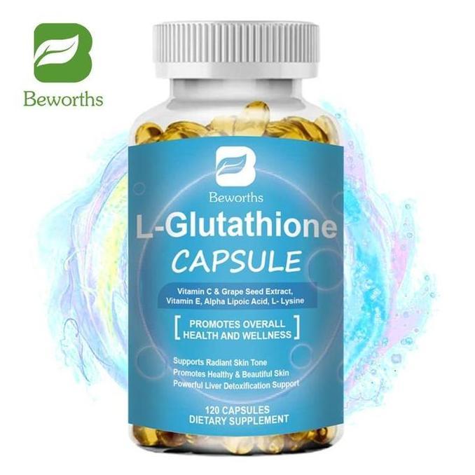 Best Seller Beworths L-Glutathione Capsules Collagen Kolagen Kapsul L-Glutathione Meningkatkan Kekeb