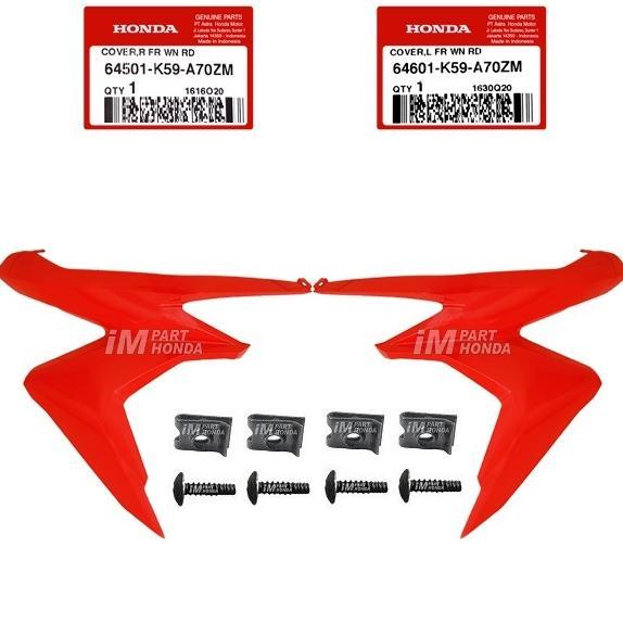 [REG INSTANT SAMEDAY] 64501-K59-A70ZM 64601-K59-A70ZM COVER SAYAP KANAN KIRI VARIO 125 LED K60R 2018