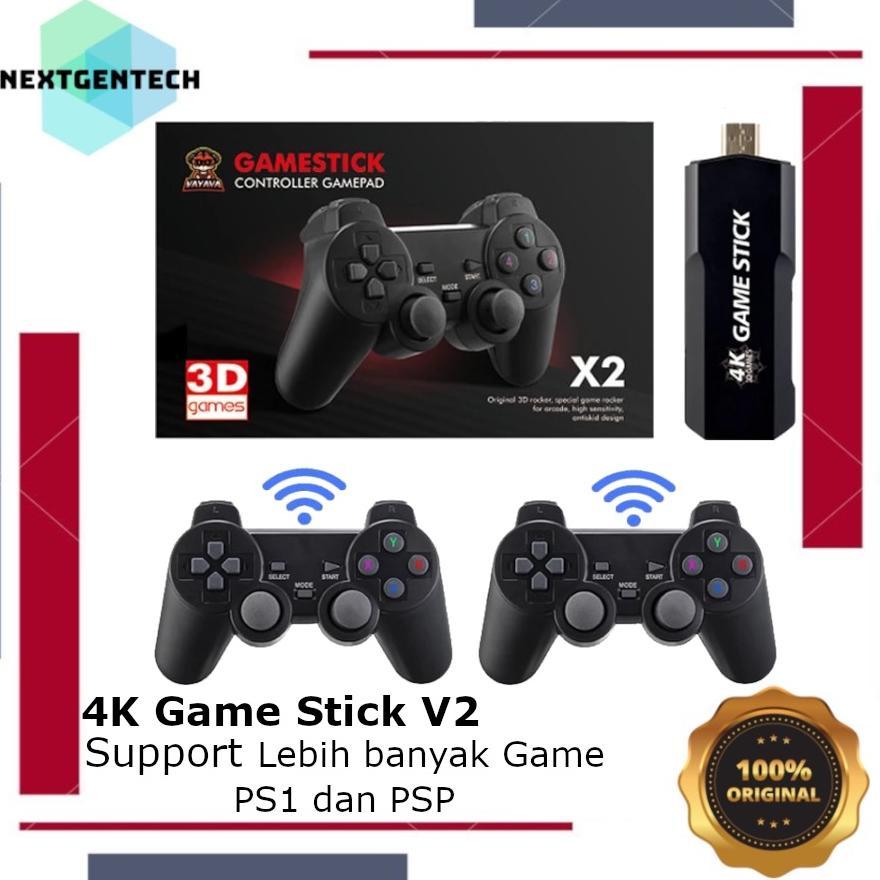 4K Game Stick Gen 2 Retro Game Console Wireless Gamepad Video Game Retro