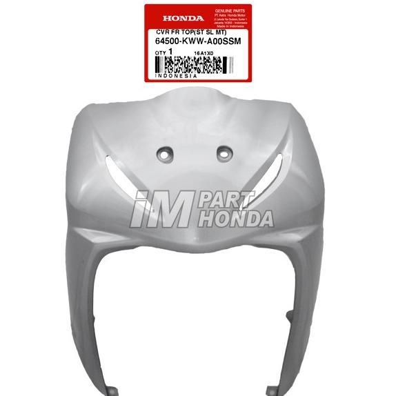 64500-KWW-A00SSM COVER FRONT TAMENG DEPAN REVO 110 CW 2010 STARLIGHT SILVER
