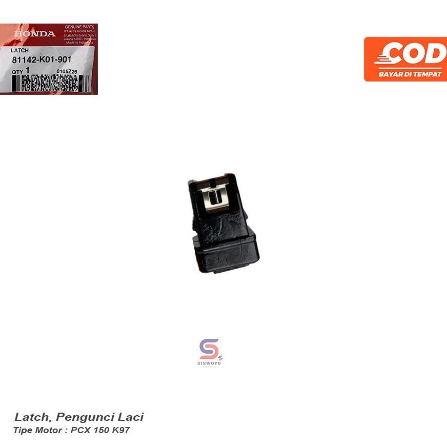 LATCH PENGAIT LACI PCX 150 K97, PCX HYBRID, SPACY KARBU FI, VARIO 125 FI 81142K01901