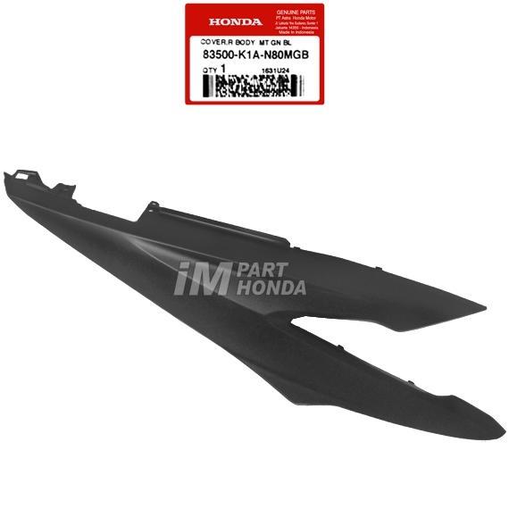 83500-K1A-N80MGB COVER BODY KANAN BEAT LED DELUXE K1A-L HITAM DOF