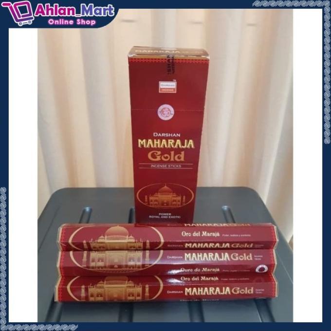 PER BOX DUPA AROMATERAPI HEXA DARSHAN MAHARAJA INDIA GOLD LONG PANJANG MURAH
