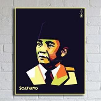 POSTER DINDING IR SOEKARNO ART FB27