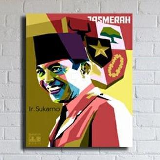 POSTER DINDING DEKOR IR SOEKARNO FB27
