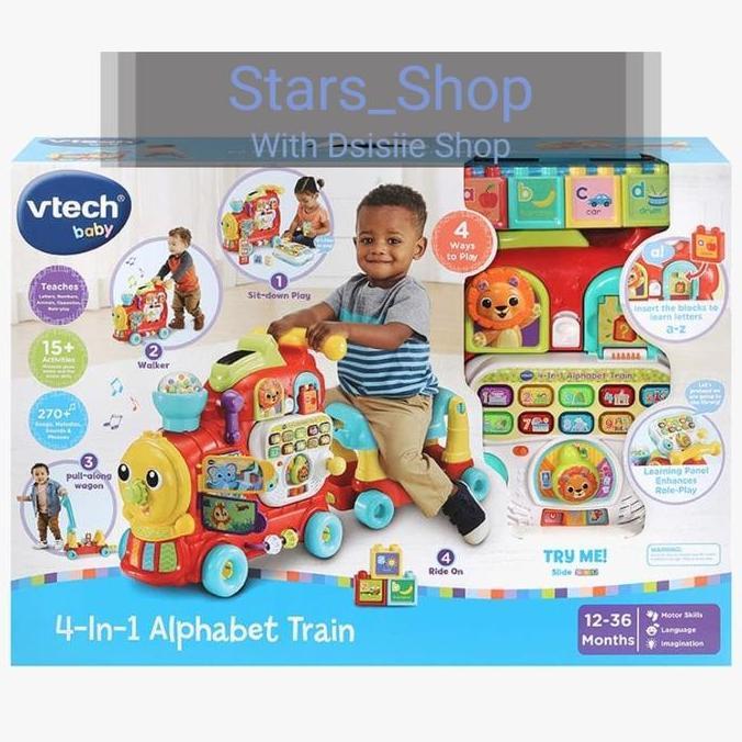 (Good) Vtech Baby 4in1 Alphabet Train Original