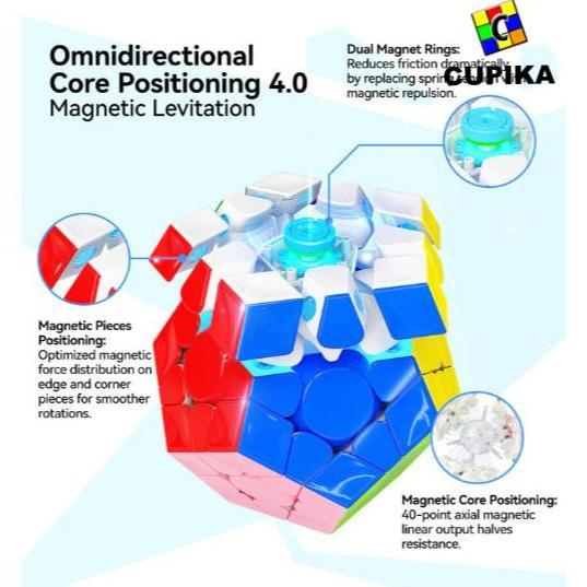 Cube Megaminx Gan Megaminx V2 3x3 Stickerless Original Alqshop