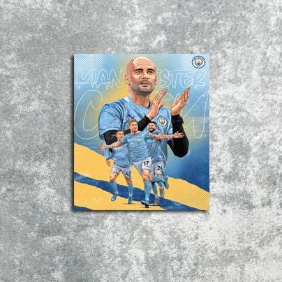 POSTER DINDING ART MAN CITY FB27