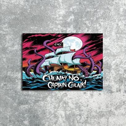 POSTER HIASAN DINDING BAND CHUNK NO CAPTAIN CHUNK FB27