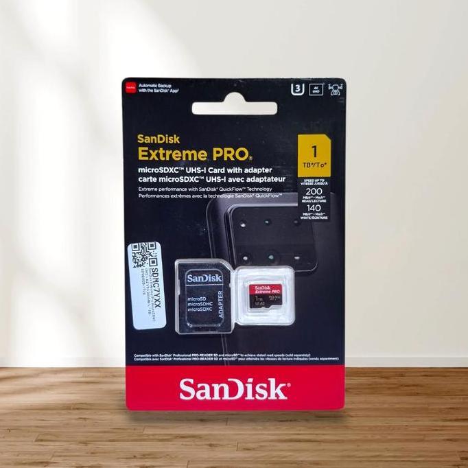 TERBARU - MICRO SD 1TB SANDISK EXTREME PRO 200 MB/S ORIGINAL 1 TB MICROSD ORI MINI CAMERA CLASS 10 T