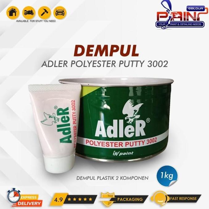 Paint- New- Dempul Adler Polyester Putty 30 / Dempul Plastik 2 Komponen