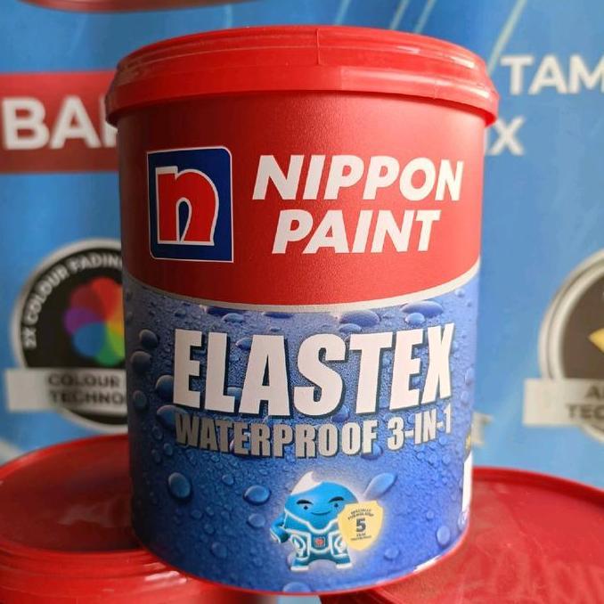 Dop- New- Cat Tembok Terproof Nippon Paint Elastex (Anti Bocor) Cat Tembok Terproof Nippon Elastex 3