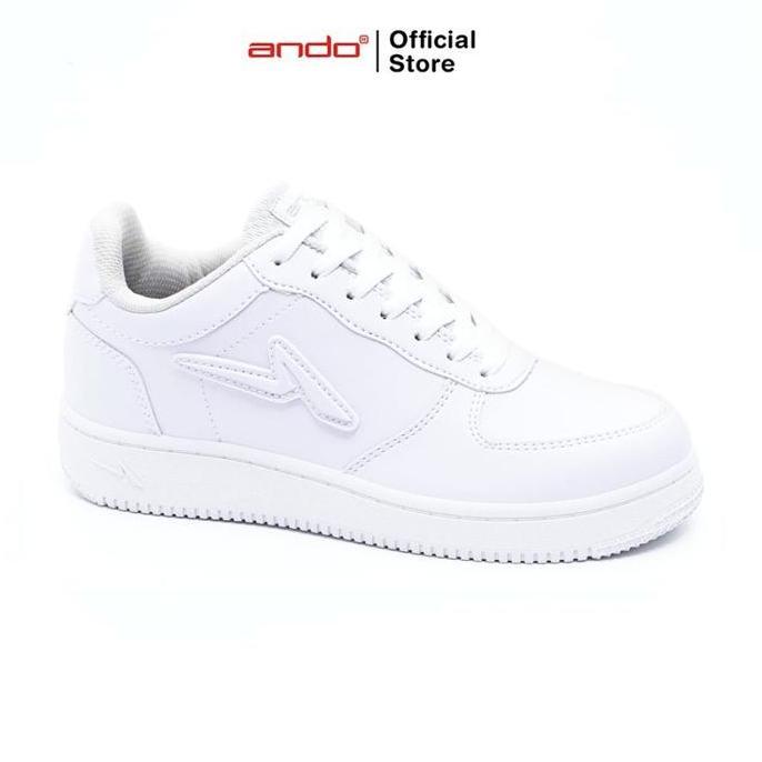 Casual- Ando Sepatu Sneakers Tricks Pria Desa - Putih