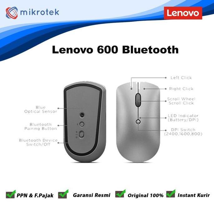 Best Seller Lenovo 600 Bluetooth Silent Mouse Premium