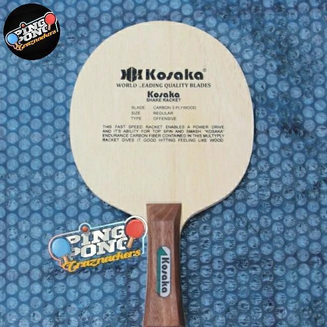Bat/Bet Blade Kayu Tenis Meja Pingpong Kosaka Gergely Carbon