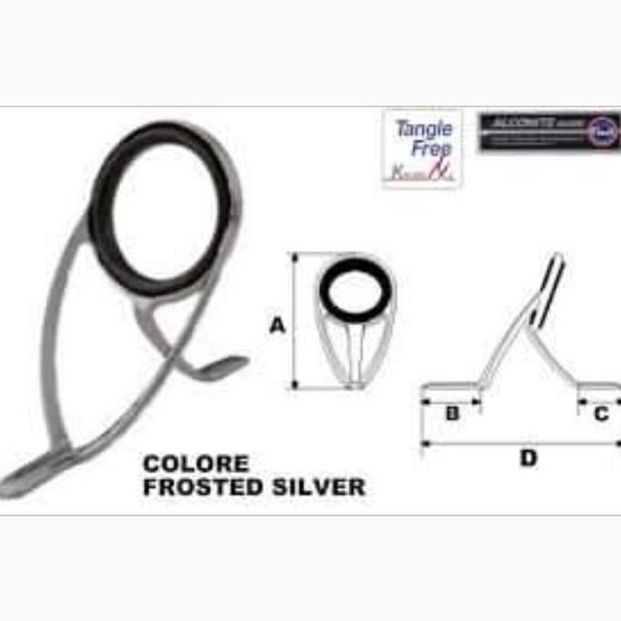 GUIDE FUJI ALCONITE K-SERIES CCKWAG (Color FROSTED SILVER)