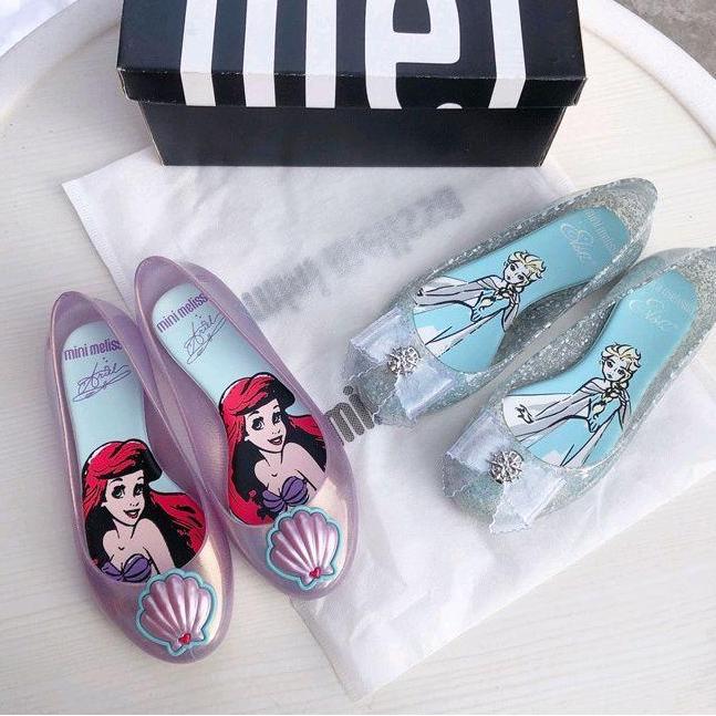 Sepatu Anak Teen Minimelissa Disney Princess Frozen,Jelly Mini Melissa