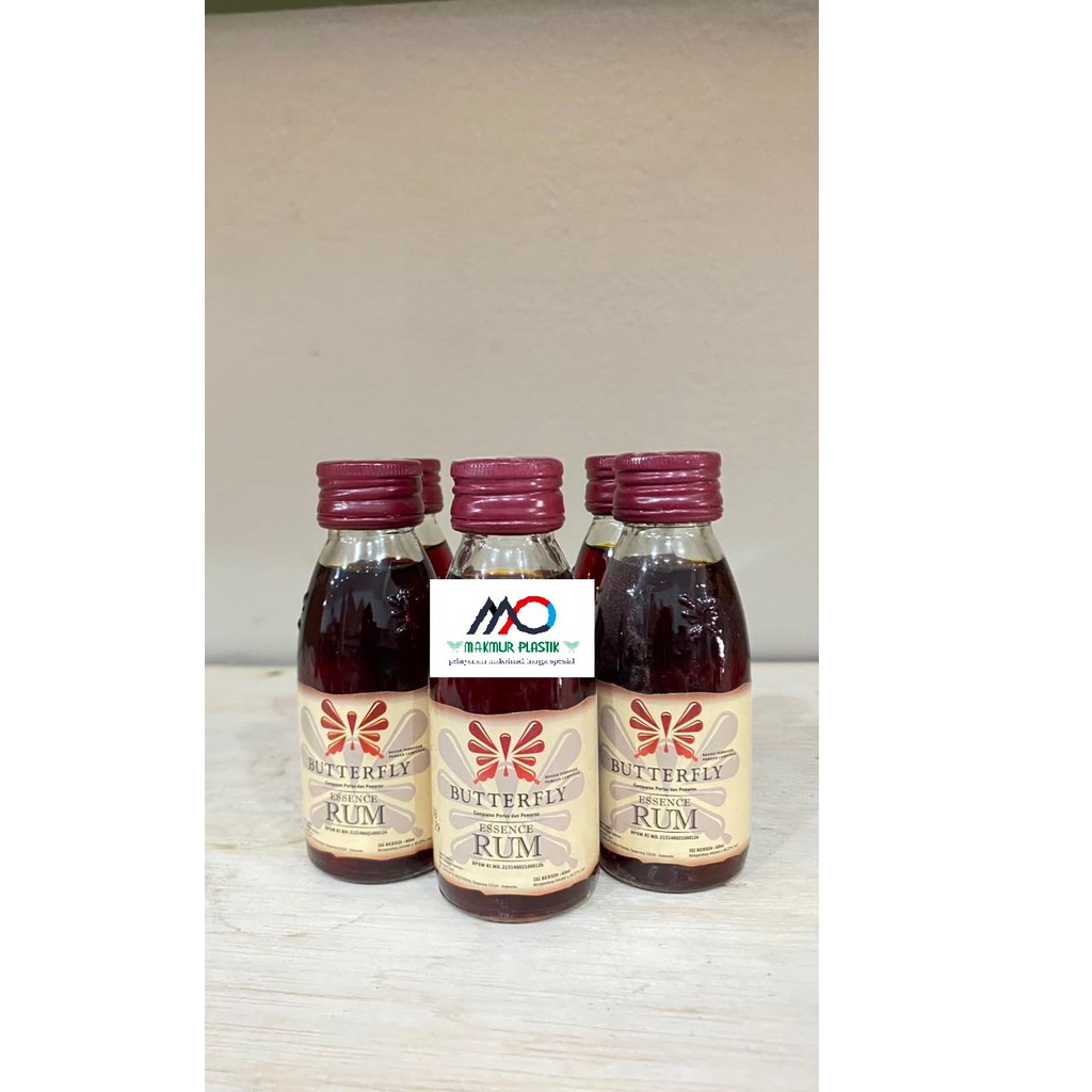 RUM ESSENCE BUTTERFLY KUPU-KUPU JAMAICA (60ml) Pewarna Alami Untuk Makanan Dan Minuman