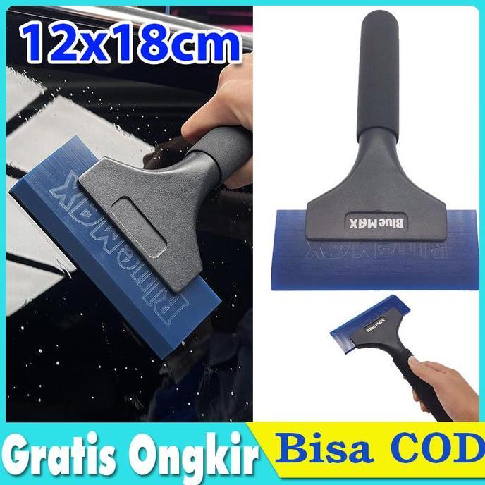 VIRYEOU Rakel BlueMax Alat Kaca Film Kape Gagang Panjang Wiper Kape Serutan