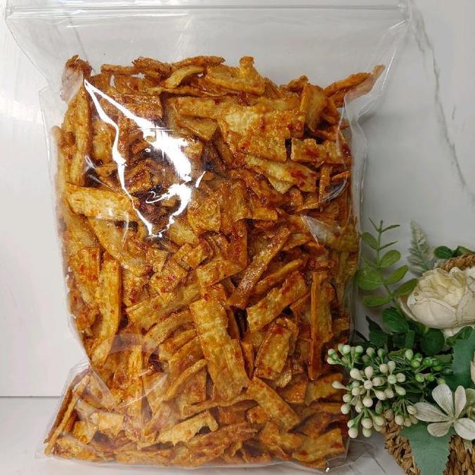 Crispy- 1Kg Keripik Singkong - Manggleng - Balung Kethek, Pedas Manis & Manis Gurih