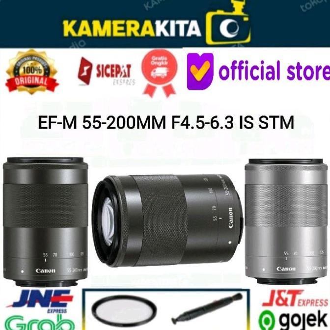 Multijoana - Canon Ef-M 55-200Mm F4.5-6.3 Is Stm / Lensa Canon 55-200Mm