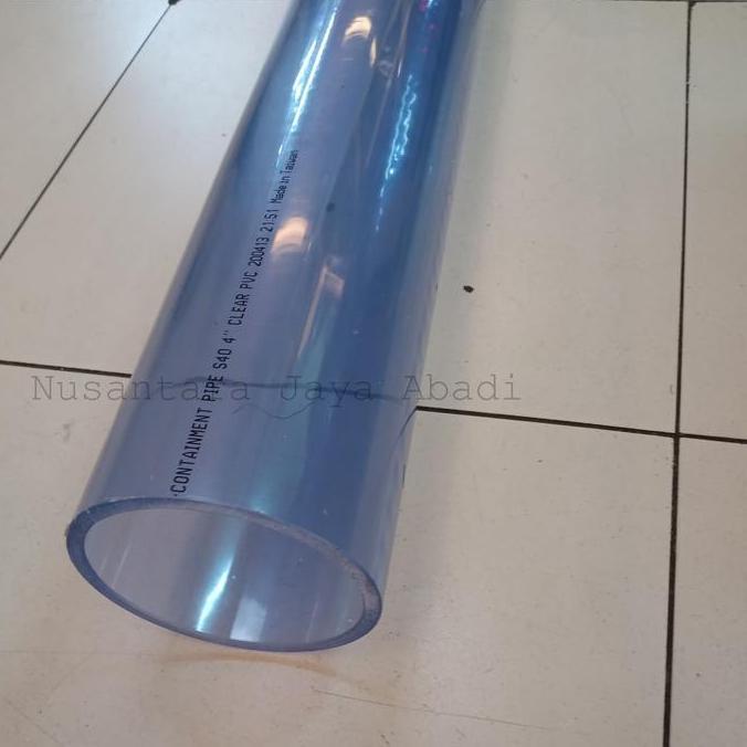 PIPA PVC TRANSPARAN 3 " INCHI - PIPA PVC CLEAR - PIPA PVC BENING NJA27