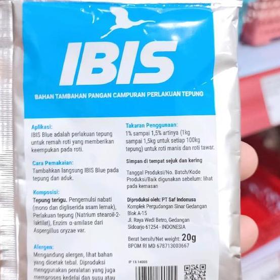 IBIS Bread Improver 10 Gram Pengempuk Roti Donat Bakpao
