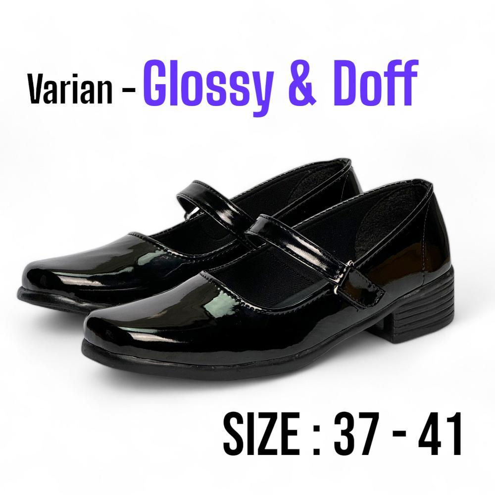 Diskon Sepatu Pantofel Wanita Sepatu Kantor Wanita Glossy / Sepatu Guru Wanita