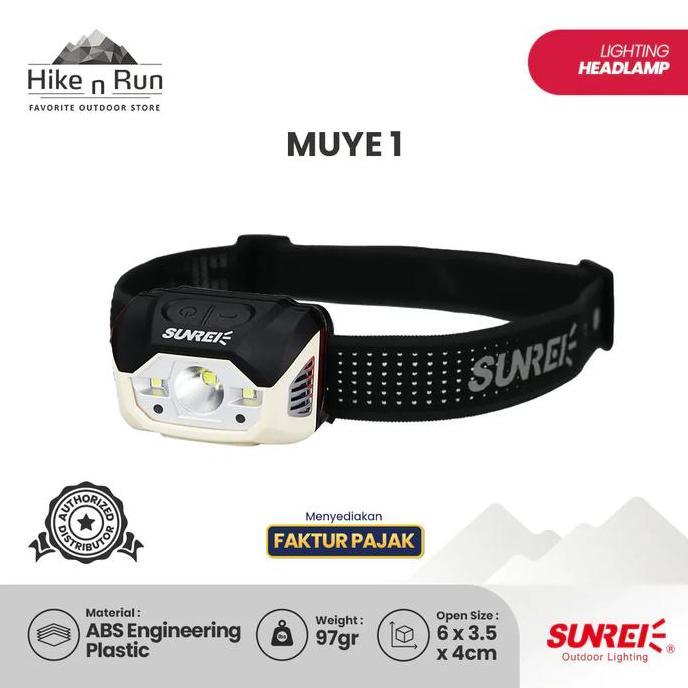 TERMURAH - Lampu Kepala Sunrei Headlamp MUYE 1