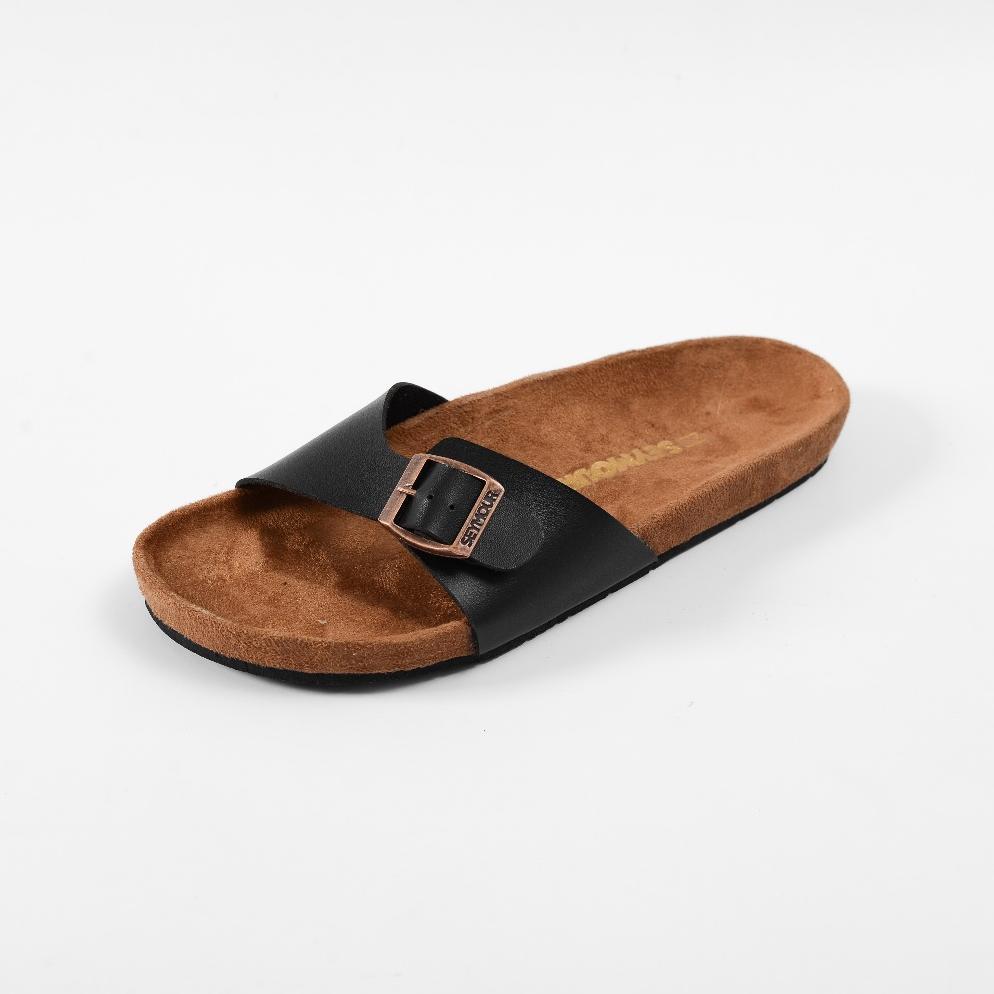 OFFICIAL SEYMOUR - ALFA SANDAL FLAT KULIT WANITA
