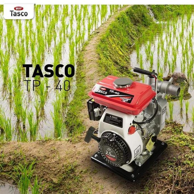 TASCO Pompa Air Bensin TP 40 Alkon 1,5 Inch Plus Converter 1 inch 4tak