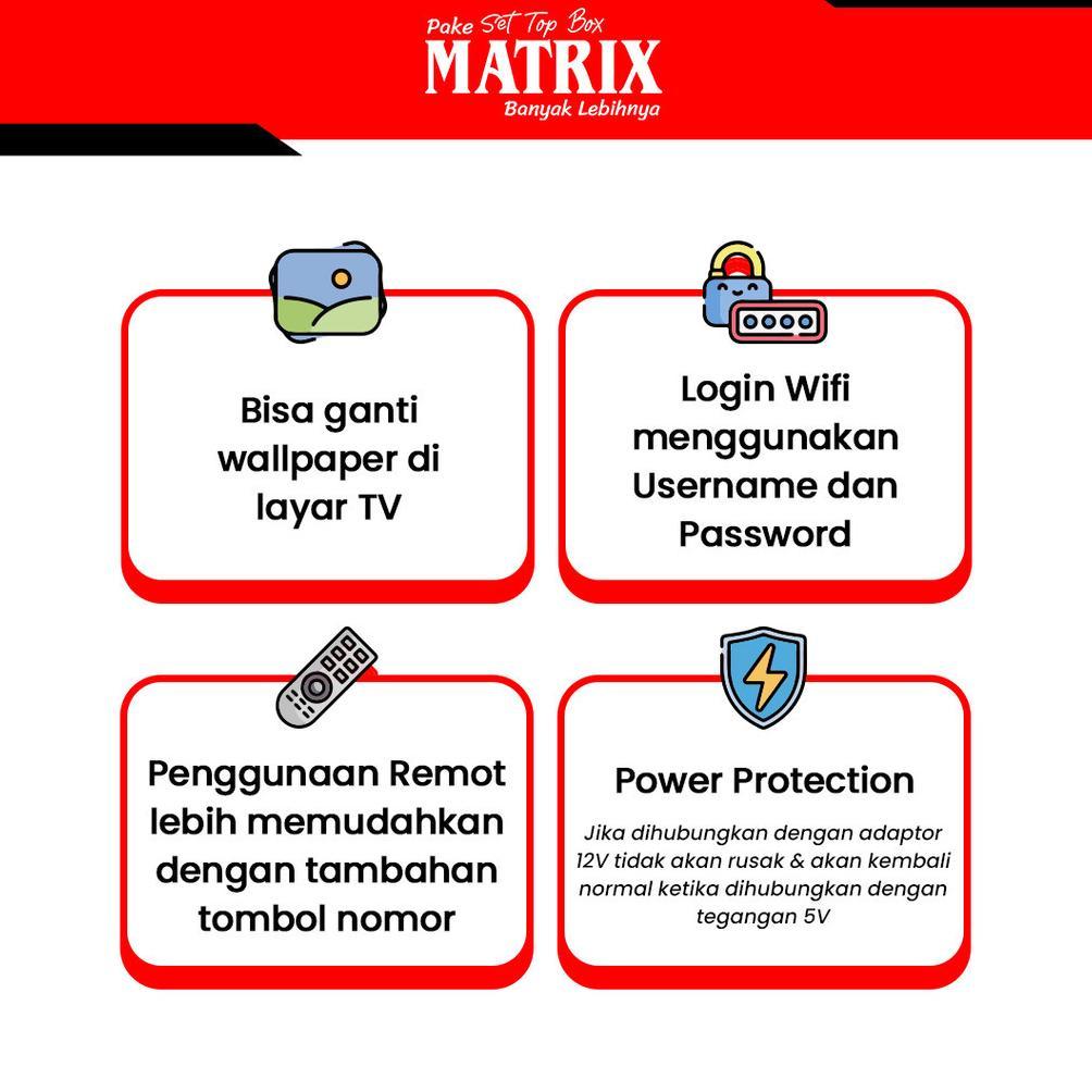 HOT DEALS [COD] ANDROID TV BOX MATRIX APPLE ANDROID 10 2.4G WIFI 16GB ROM 2GB RAM STB 4K SMART TV BO