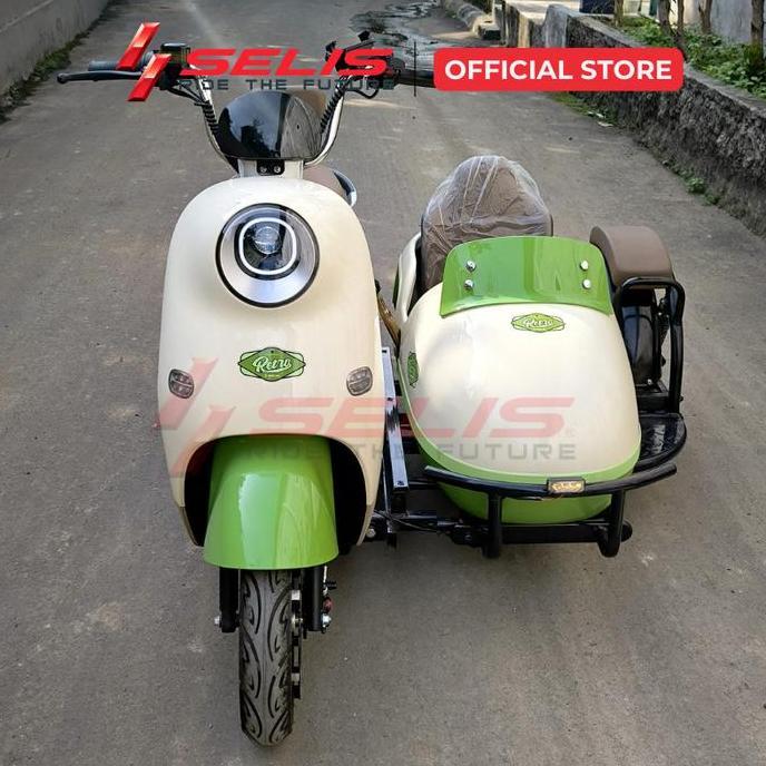 (Best) SELIS LIMITED EDITION - Sepeda Motor listrik Retro / Motor Listrik Sespan / Motor Jadul