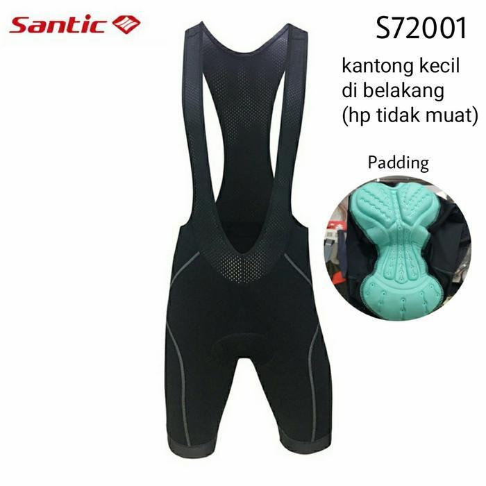 Santic bib shorts celana gowes sepeda