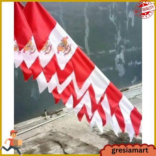 Bendera Umbul Umbul Merah Putih Warna Warni Umbul Umbul Kain Gergaji Kualitas Terjamin