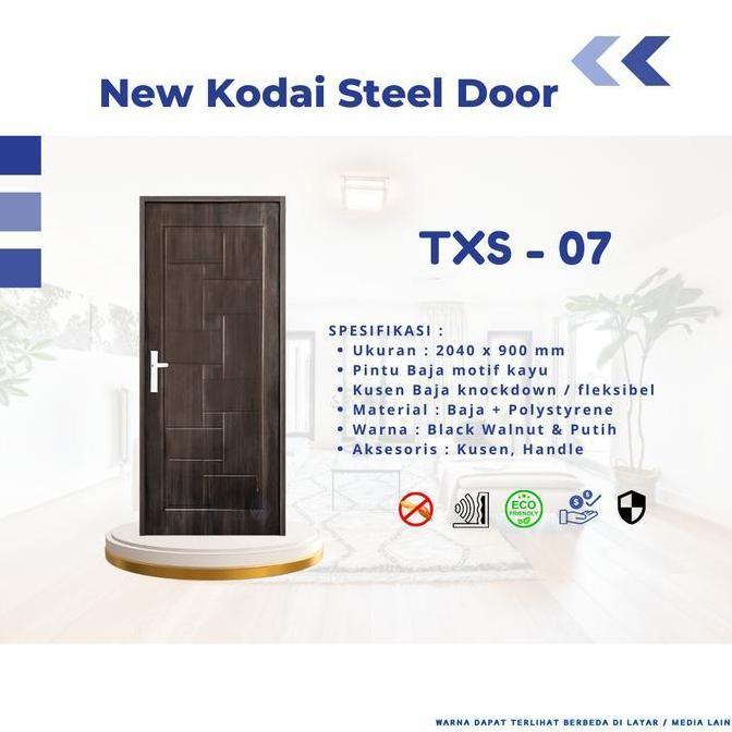Terlaris Pintu Kamar Baja Kodai Tx 07