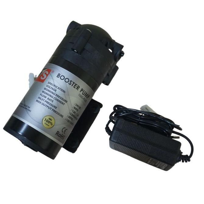 Pompa Ro Kis 24V + Adapter Pompa Ro Kis 24V Booster Pump / Ro Pump 24V Booster Pump Pompa Ro Terbaik