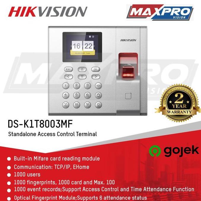 ACCCESS CONTROL HIKVISION DS-K1T8003MF PROMO