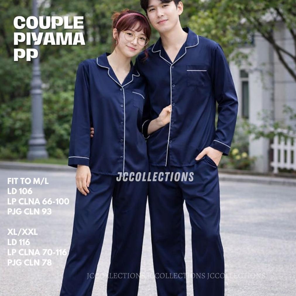 best sale baju tidur couple pasangan murah / piyama couple pasangan / piyama satin couple  - jccolle
