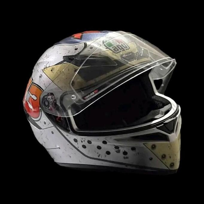 Helm fullface Agv k1 k-1 Miller (rare) mulus original Sni resmi