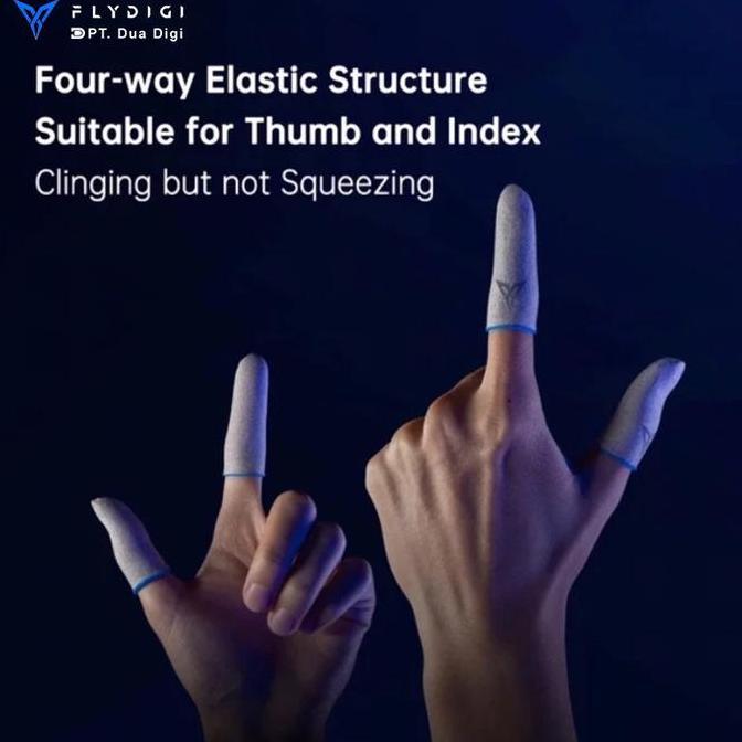 FLYDIGI Sarung Jari Gaming Beehive 5 Sarung Jempol Beehive 5 Finger Sleeve Beehive 5 Fiberglass Vers