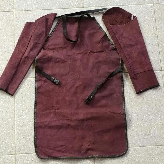 Promo apron kulit lengan badan strap