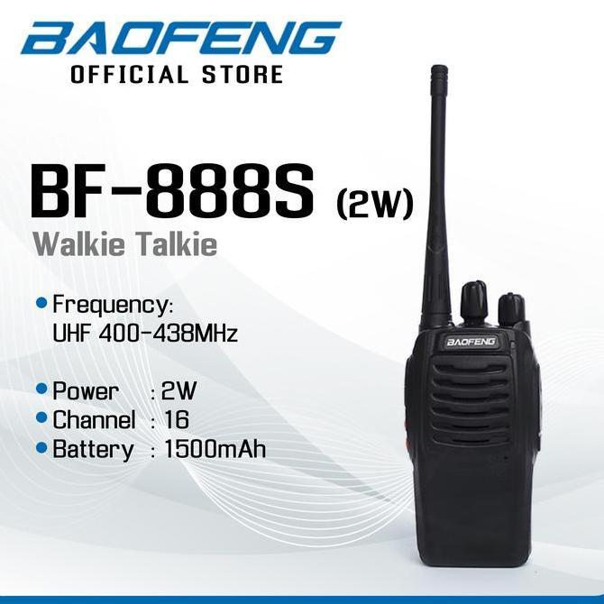 DEAL TERBAIK - BAOFENG BF-888S (2W) Walkie Talkie HT - Baofeng Indonesia