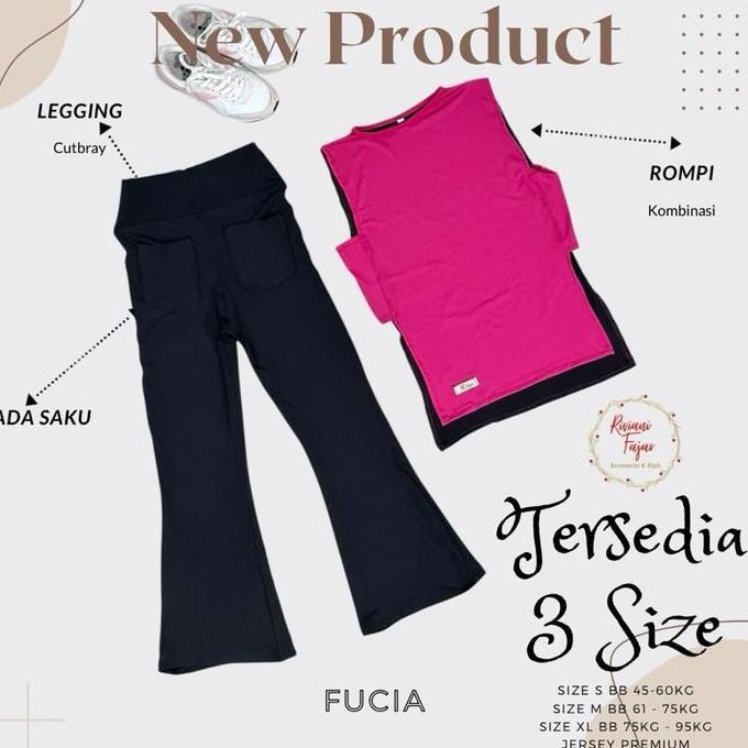 Velo- New- One Set Baju Olahraga Kombinasi 2 Rna, Nita, Hijab Jersey Syakila Muslim Sport Desa Atasa