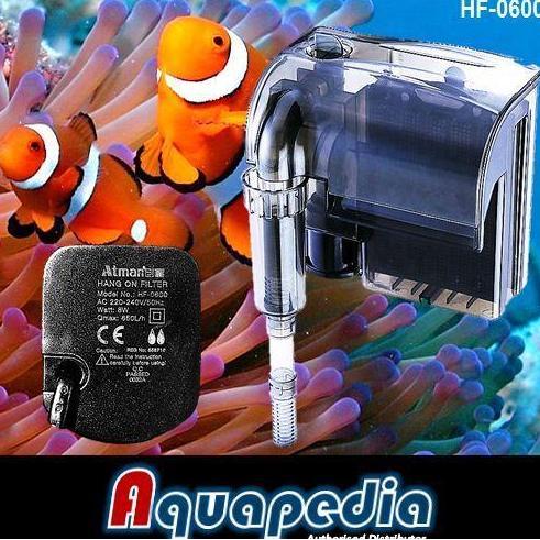 HARGA TERBAIK - Atman HF-0600 Filter Gantung Aquarium Aquascape Hang-on Filter Atman HF0600