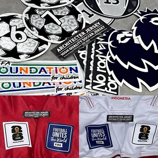[PATCH] Custome Pasang Patch Emblem Logo Jersey Bola
